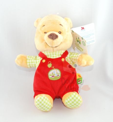  winnie ours rouge jaune vers salopette arrosoir radis 